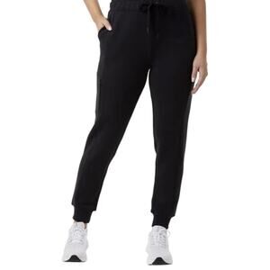 32 Degrees Heat Women's Zippered Side Pocket Jogger Pants, Black, Size XL 29”